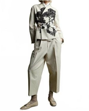 Psophia Structured Slouchy Pant - Multicolor