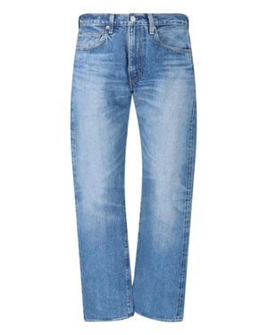 Levi's Strauss Anchor Mid-Rise Straight-Leg Jeans - Blue