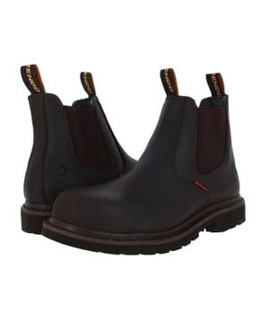 Berrendo Steel Toe Work Boots - Black