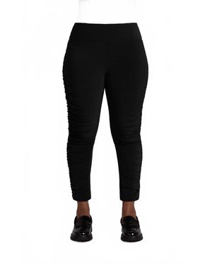 Sympli Ruched Skinny Pant - Black
