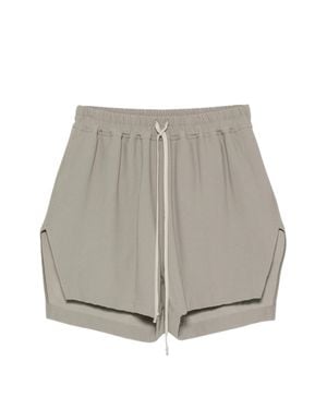 Rick Owens Layered Neutral Drawstring Boxers - Gray