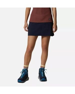 Mountain Hardwear Dynama Skirt Skort Stretch Hiking Erk1756 - Blue