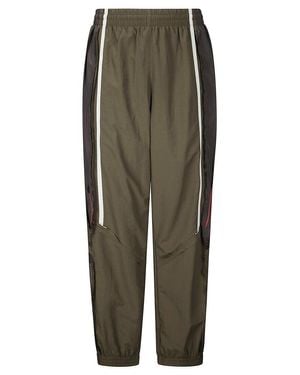 Martine Rose Straight-Leg Sports Pants With Drawstring Waist - Green