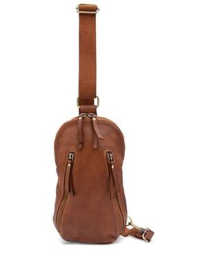 Bolsa Nova Logan Leather Sling Bag - Brown