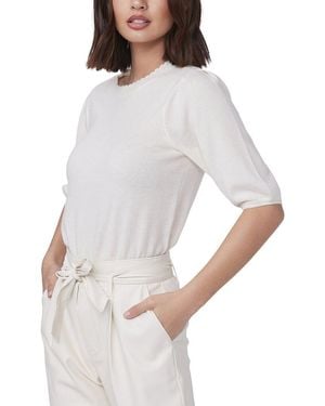 PAIGE Wool-Blend Hyacinth Sweater - White
