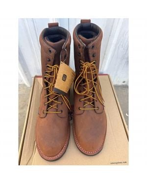 Red Wing Logger Max Waterproof Steel Toe Insulated Work Boots - Blue