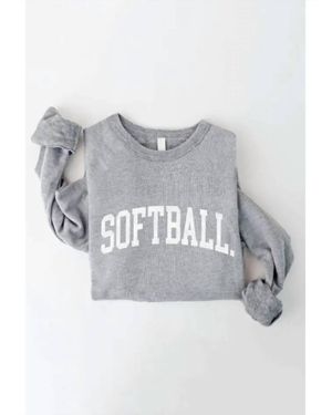 Oat Collective Softball Sweatshirt - Gray