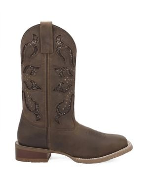 Dan Post Lonestar Lace Leather Boot - Brown