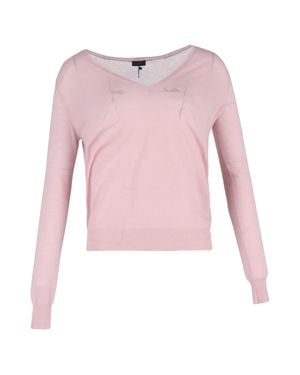 JOSEPH V-Neck Sweater - Pink