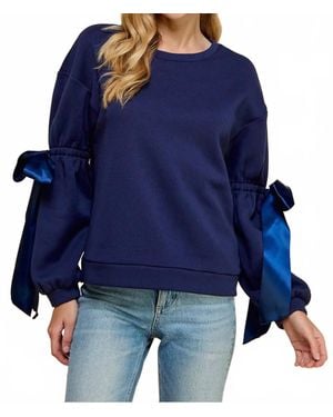 TCEC Bailey Bow Sweatshirt - Blue
