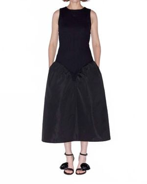 Saemdi Sporty Peplum Dress - Blue