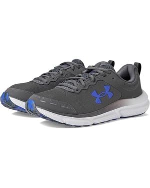 Under Armour Charged Assert 10 Sneakers 12 Castlerock Running Shoes Fzp061 - Blue