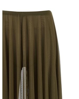 Norma Kamali Polyamide Mini Skirt - Green