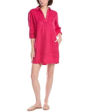 Michael Stars Eleanor Utility Linen Shirtdress - Pink