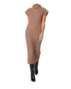 Cleobella Shana Midi Dress - Brown