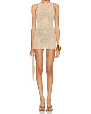 Haight Pia Knit Mini Dress - Natural
