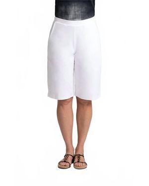 Sympli Nu Straight Leg Short - White