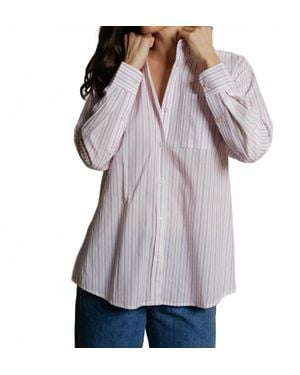 PERFECTWHITETEE Avalon Poplin Shirt - Gray