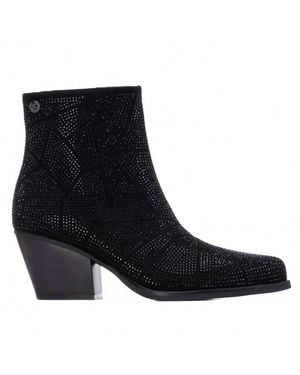 Xti 144670 Round Booties - Black