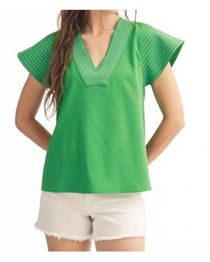 Jodifil Slow Down Top - Green