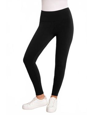 Sympli Jersey Fleece Back Legging - Black