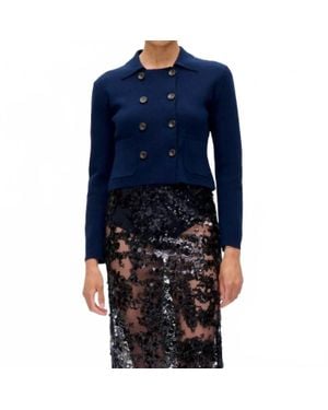 Baum und Pferdgarten Carolin Cropped Cardigan - Blue