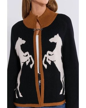 Thml Horse Knit Cardigan - Black