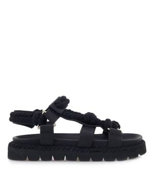 Exe' Daphne Flat Sandal - Blue