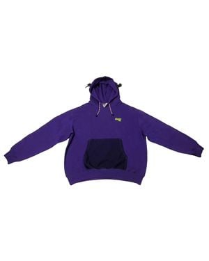 Bally 6238627 Hike Organic Cotton Admiral Hooded Sweatshirt - Blue