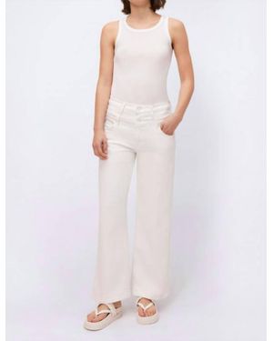 Jonathan Simkhai Kove Wide-Leg Jeans - White