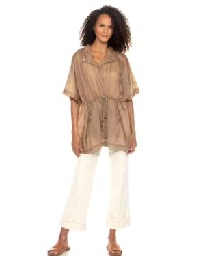 Hello Nite Ultra Light Poncho - White