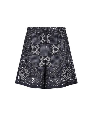Amiri And Paisley Print Shorts - Gray