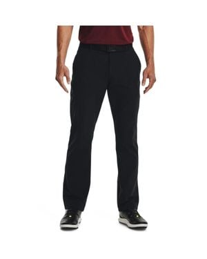 Under Armour Matchplay Pants Tapered Leg Flat Front Jzz1072 - Black