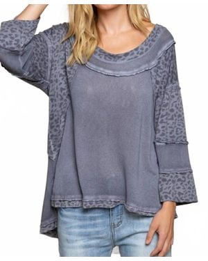 Pol Fearless Perfect Knit Top - Blue