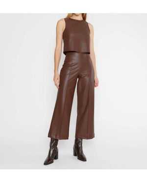 Ripley Rader Vegan Straight Cropped Pant - Brown