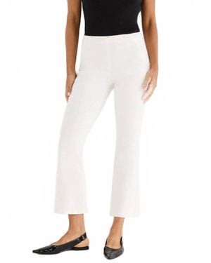 NIC+ZOE Berkeley Mid Rise Boot Kick Jeans - White