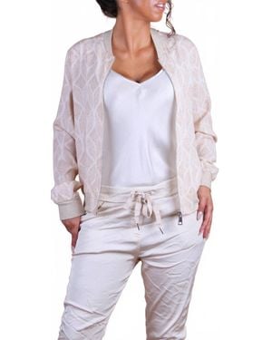 Gigi Moda Accona Bomber Jacket - White