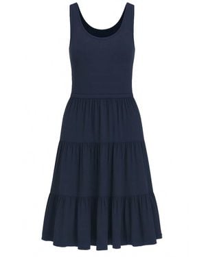 Another Love Portia Rib Tank Dress - Blue