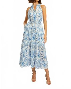 Caballero Hollie Midi Dress - Blue
