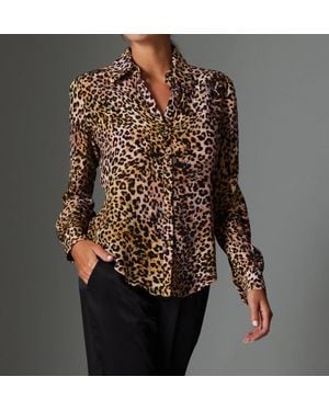 Gilner Farrar Maeve Blouse - Brown