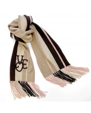 Kerri Rosenthal Lovego Striped Cashmere Scarf - Natural