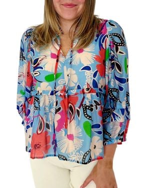 J joy Dayton Long Sleeve Top - Gray
