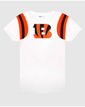 Starter Cincinnati Bengals Short Sleeve Crew Neck Shirt - White