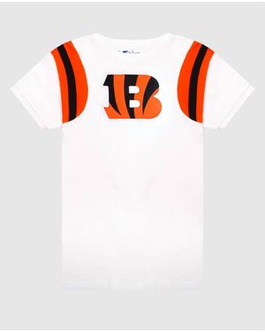 Starter Cincinnati Bengals Short Sleeve Crew Neck Shirt - White