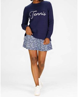 Duffield Lane Tennis Sweater - Blue