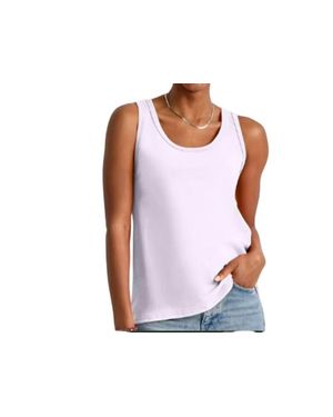 Hanes Cotton Tank Tops - Blue