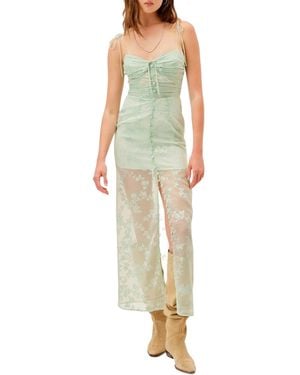 For Love & Lemons Breanne Maxi Dress - Green