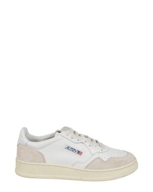 Autry Medalist Low-Top Sneaker - White
