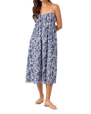 Sundays Verona Vintage-Inspired Dress - Blue