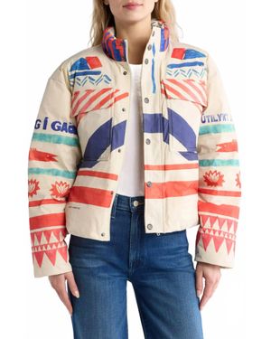 Mother Powder Puff Jacket - Red